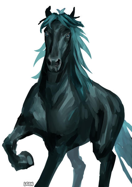 Ryo Marufuji as a horse